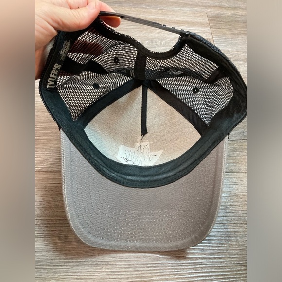 Tyler's Texas Patch Snapback Mesh Back Trucker Hat Gray OSFA Colorblock - Picture 2 of 5